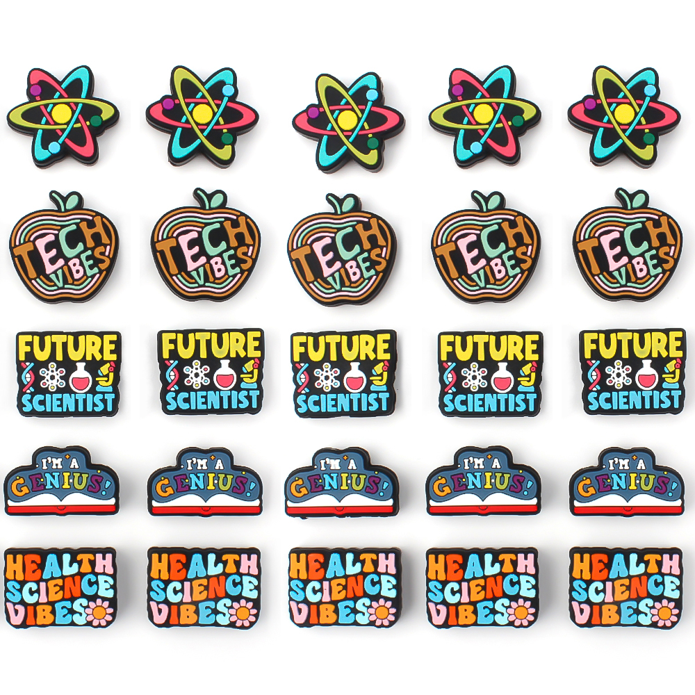 Tech Accessories Wholesale - 5/10pcs Focal Silicone Beads Tech Vibes