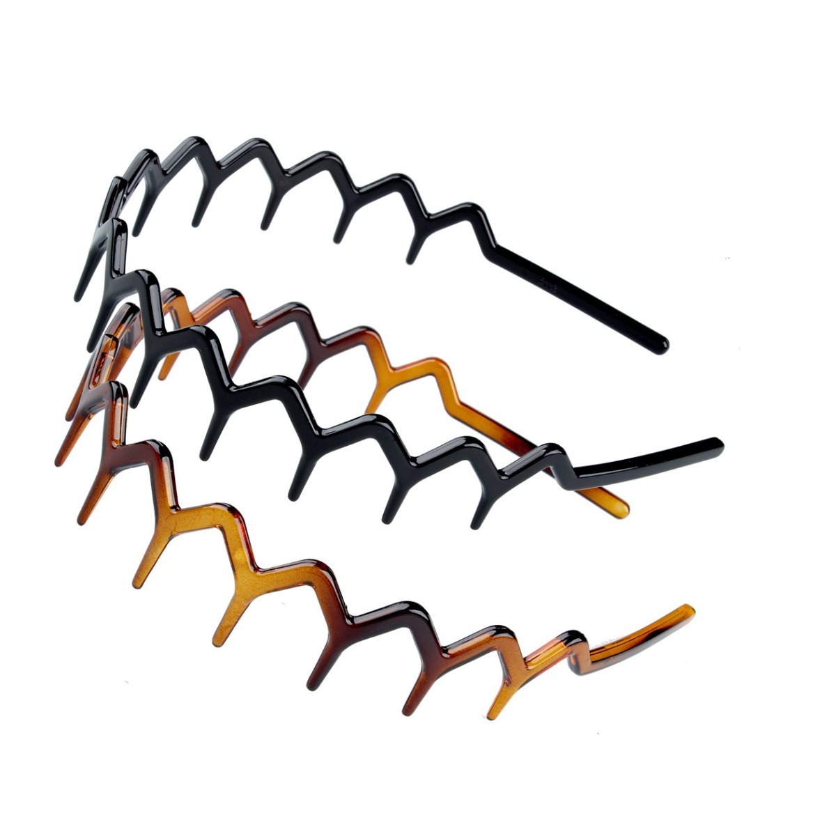 Tech Accessories For Men - Zig Zag Headbands, Recycled Plastic Wavy