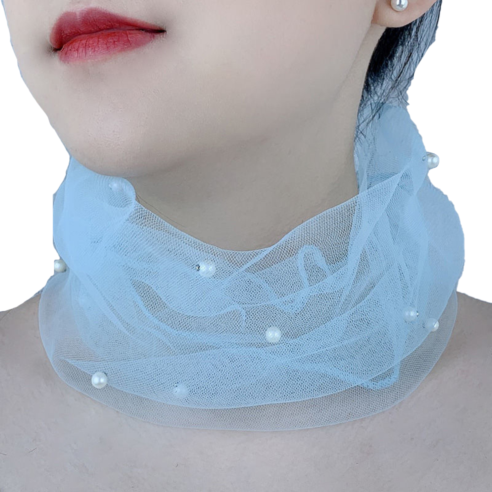 Useful Tech Accessories - Elegant Elastic Neck Wrap Solid Color