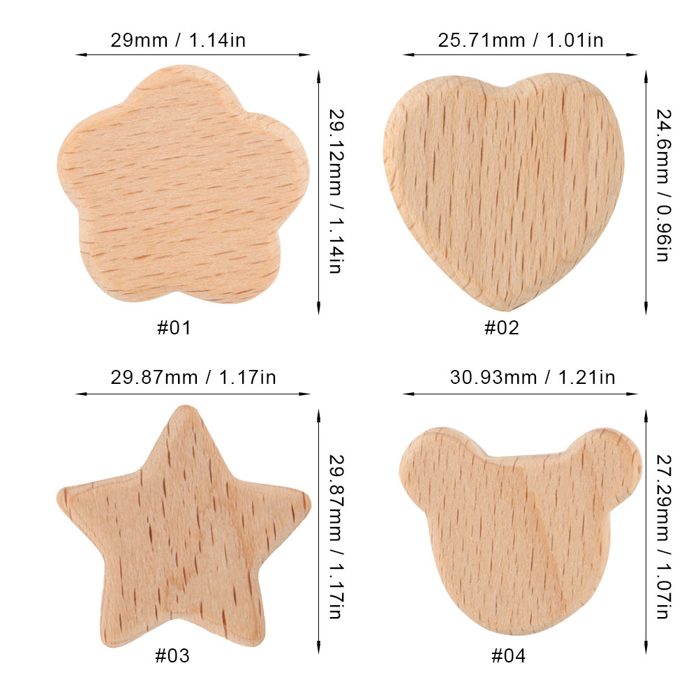 Kovict 15pcs Beech Wood Bear F - Useful Tech Accessories incelemesi ve fiyatı