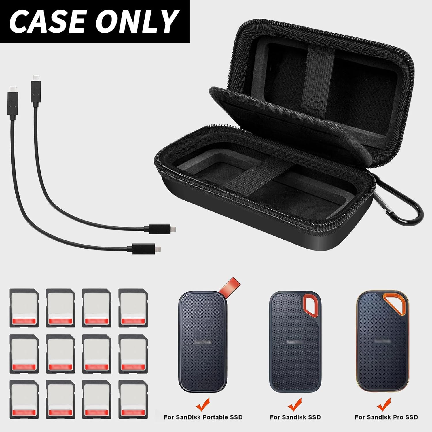 (CASE ONLY)Case Compatible wit - Portable Ssd Enclosure incelemesi ve fiyatı