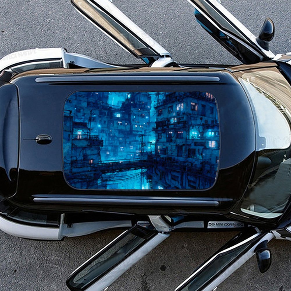 Futuristic Blue Cyberpunk Tech - Tech Accessories For Car incelemesi ve fiyatı