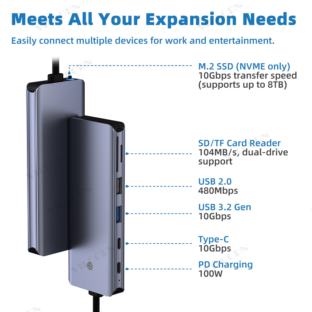 7in1 USB C Hub For MacBook Pro - Portable Ssd Enclosure incelemesi ve fiyatı