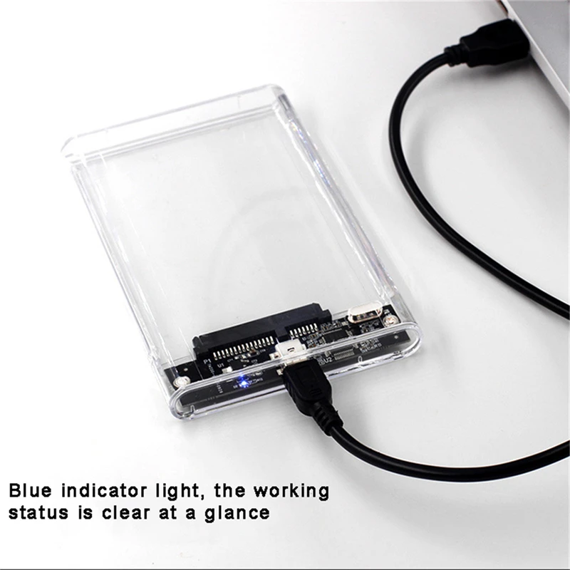 Transparent HDD Case HDD Enclo - Portable Ssd Enclosure incelemesi ve fiyatı