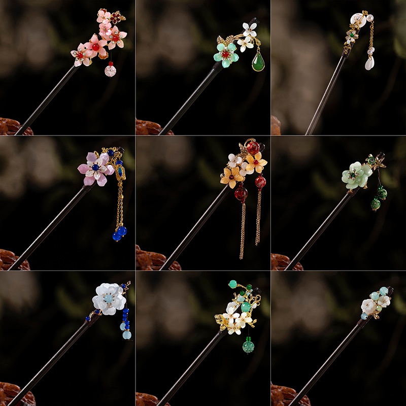 1Pc Wooden Hairpin Headdress f - Tech Accessories For Women incelemesi ve fiyatı