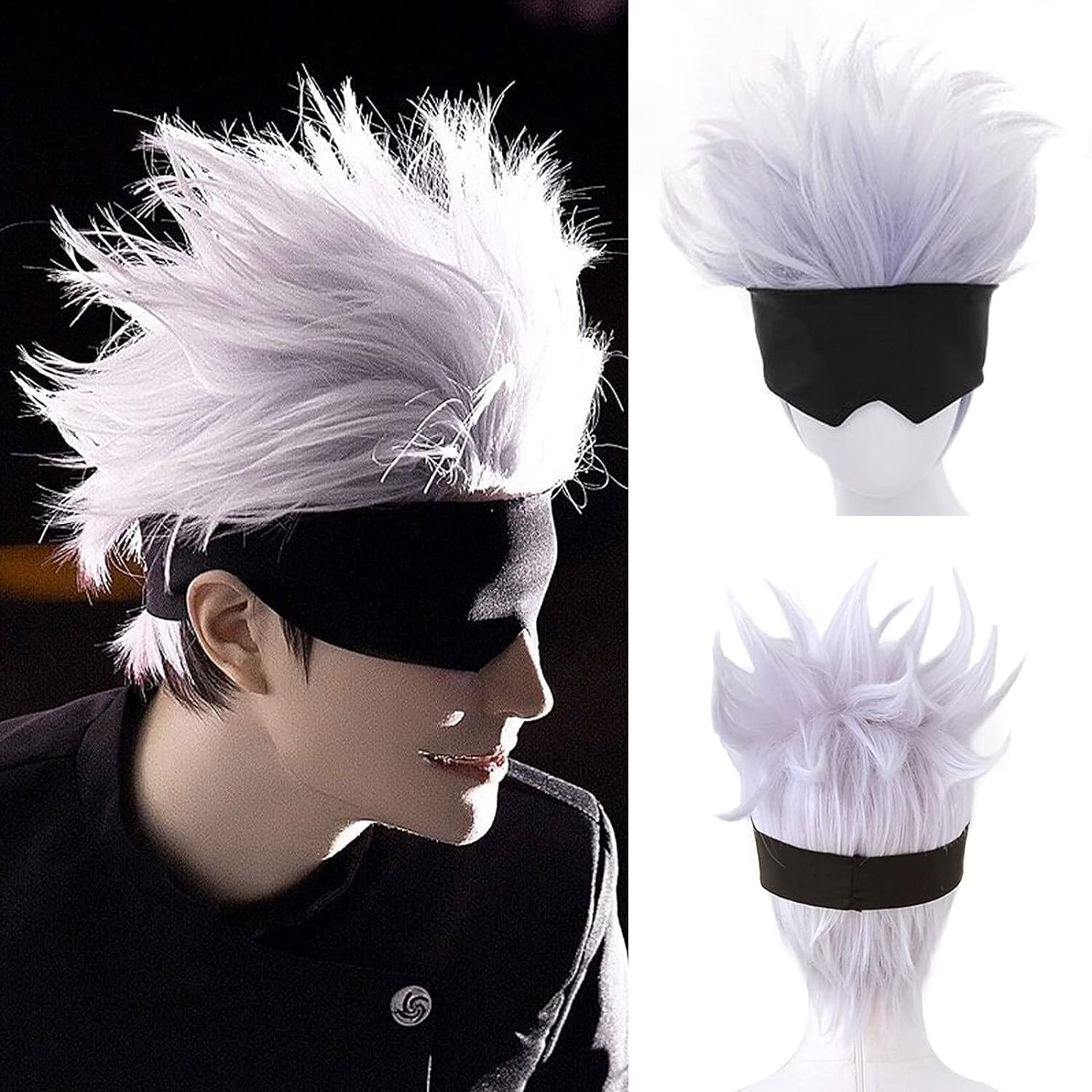 Black Blindfold + Short Wavy C - Tech Accessories For Men incelemesi ve fiyatı