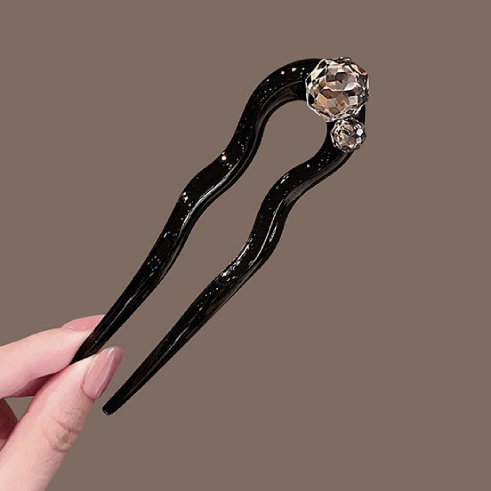 1PC Crystal Hair Fork,Black El - Tech Accessories For Women incelemesi ve fiyatı