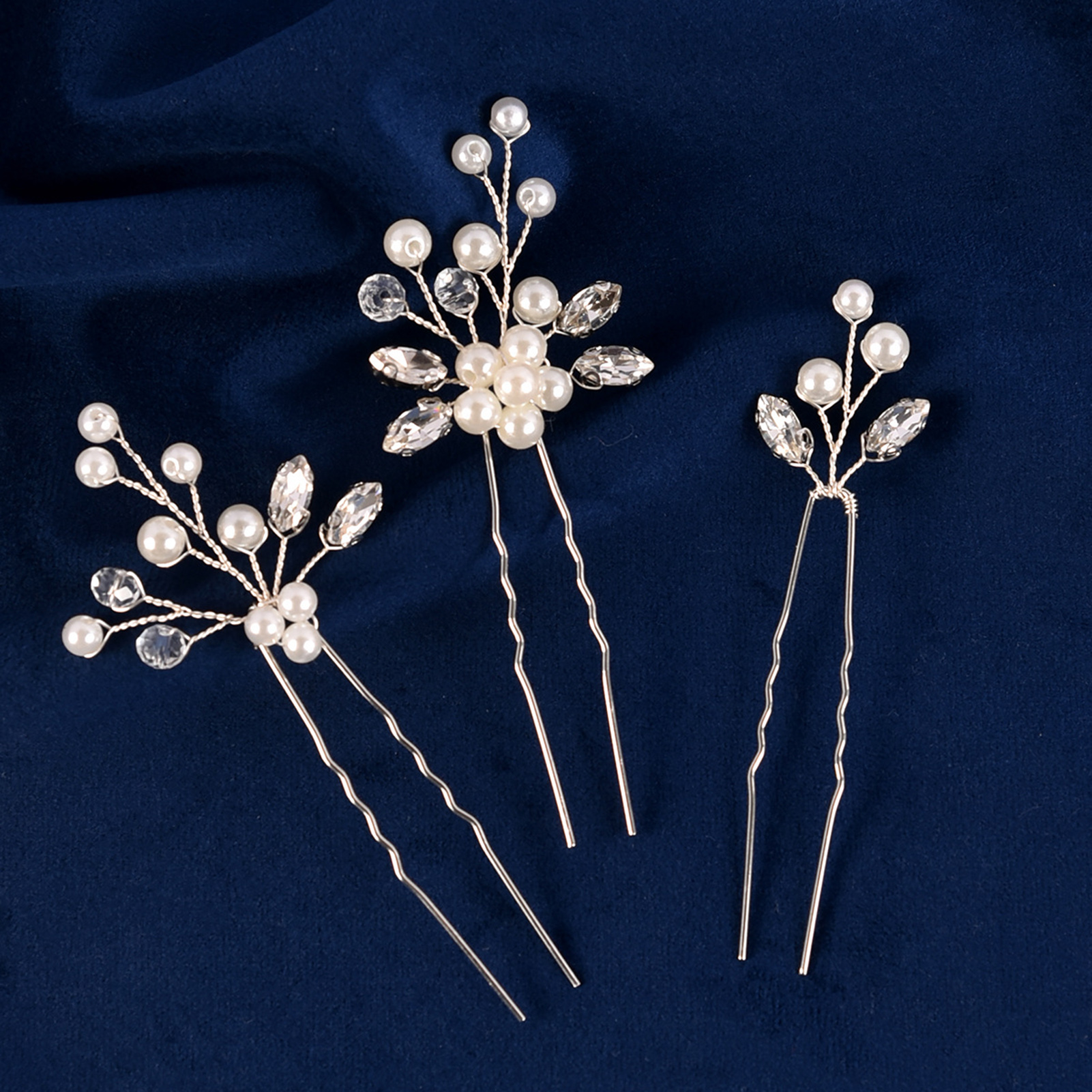 3pcs Bride Hairpin Trendy Hair - Tech Accessories For Women incelemesi ve fiyatı