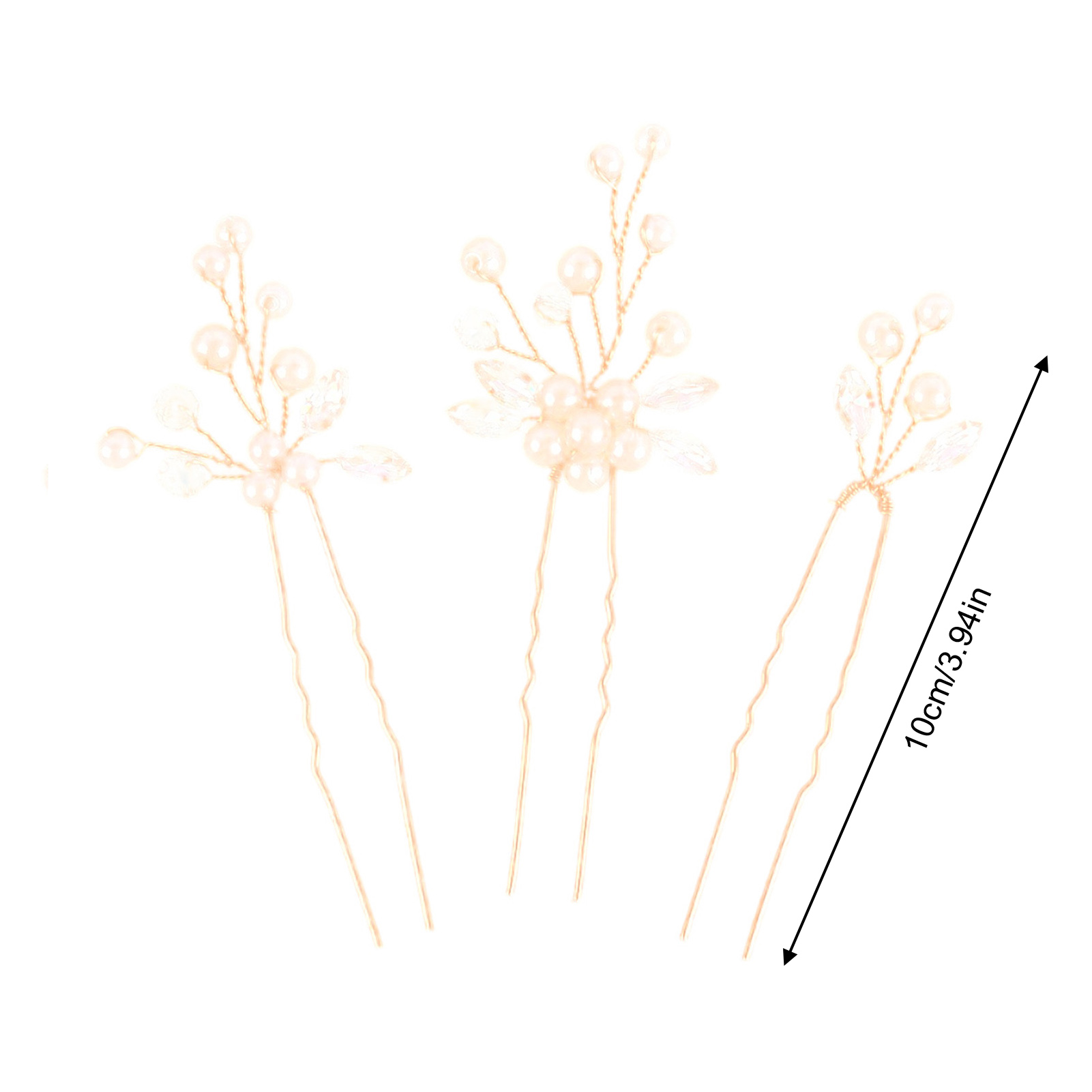 3pcs Bride Hairpin Trendy Hair - Tech Accessories For Women incelemesi ve fiyatı