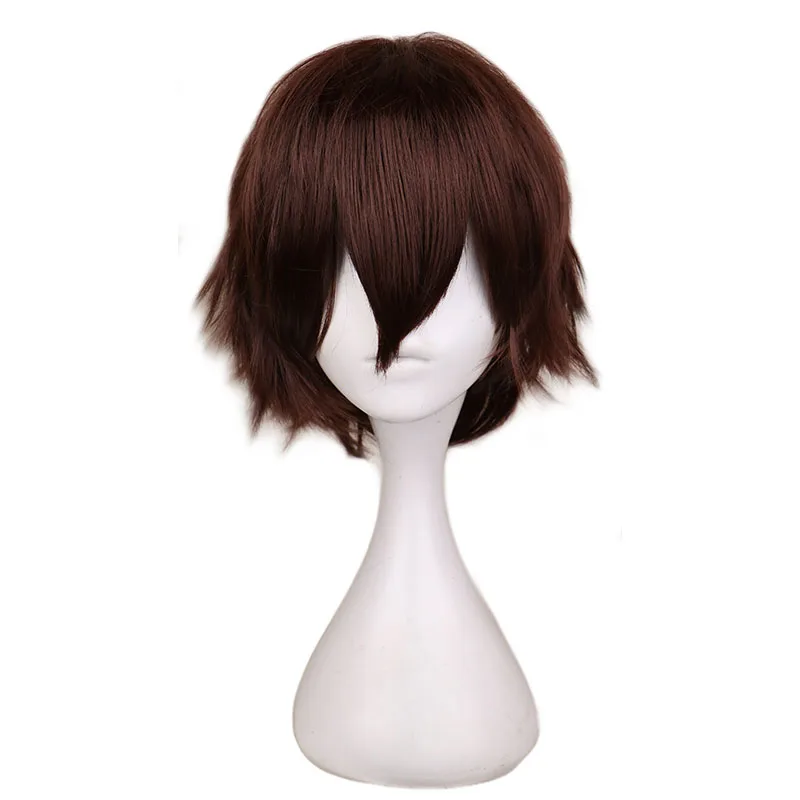 Short Dark Brown Wig for  Cosp - Tech Accessories For Men incelemesi ve fiyatı