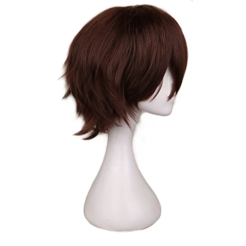 Short Dark Brown Wig for  Cosp - Tech Accessories For Men incelemesi ve fiyatı