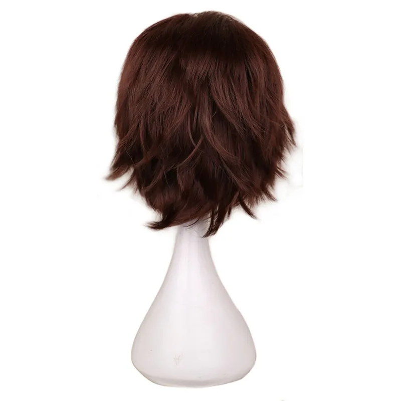 Short Dark Brown Wig for  Cosp - Tech Accessories For Men incelemesi ve fiyatı