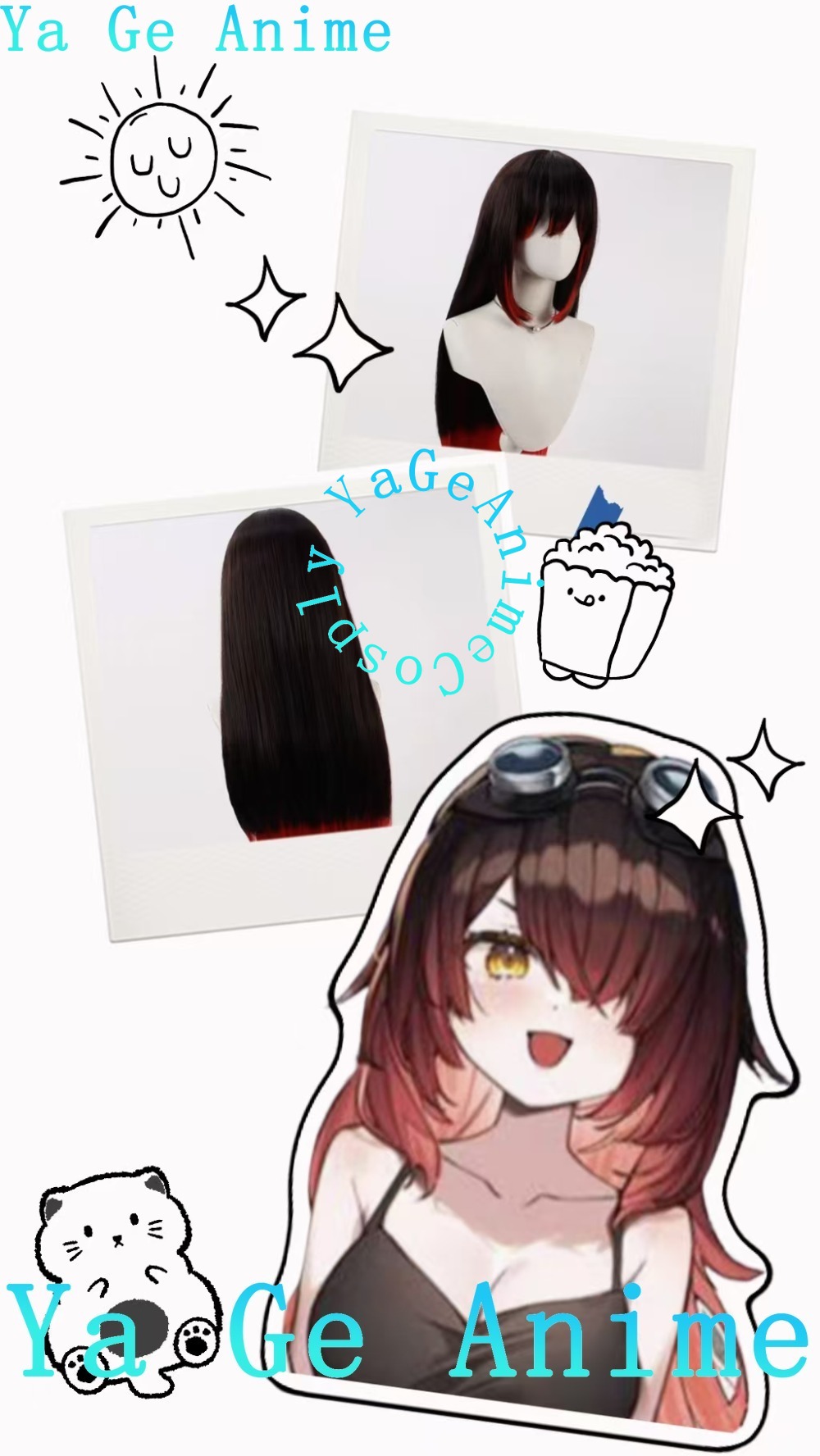Cosplay Wig Long Loose Hair Gr - Tech Accessories Usa incelemesi ve fiyatı