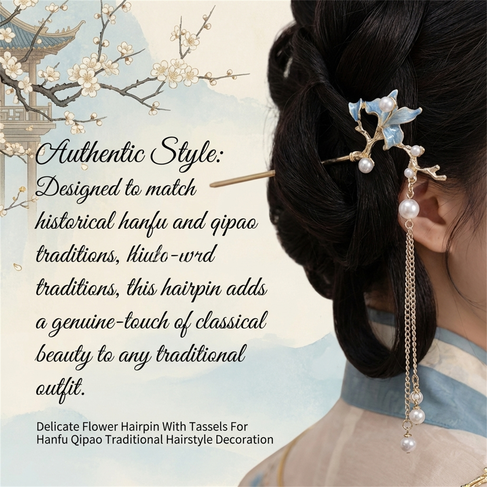 New Chinese Style Antique Hair - Tech Accessories For Women incelemesi ve fiyatı