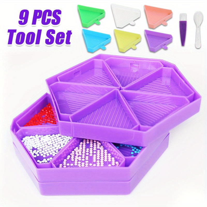 9PCS New Diamond Painting Tray - Useful Tech Accessories incelemesi ve fiyatı