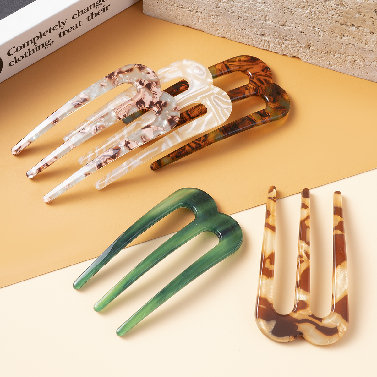 Acetic Acid Hair Forks Three T - Tech Accessories For Women incelemesi ve fiyatı