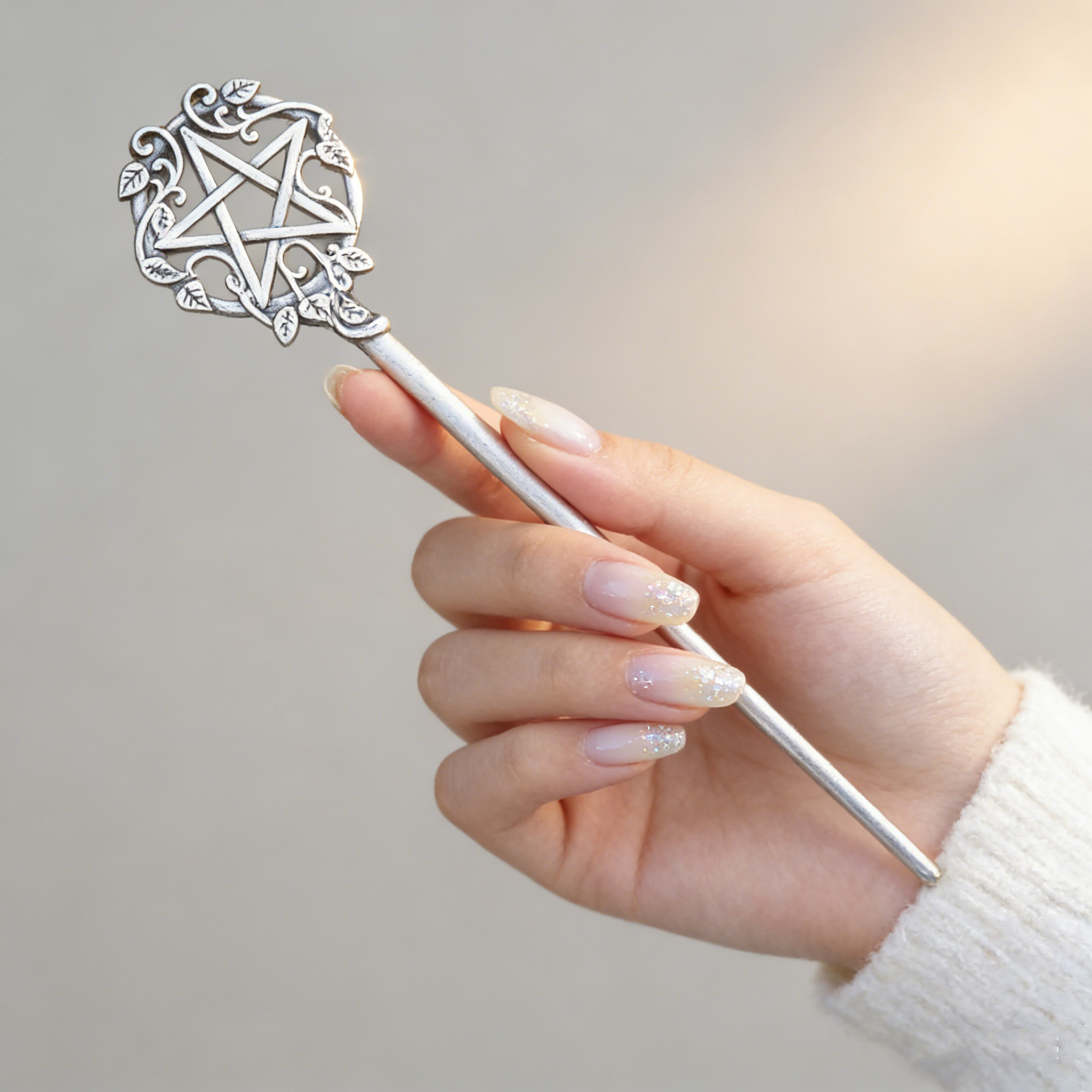 1pc Mystical Pentagram Hair St - Tech Accessories For Women incelemesi ve fiyatı