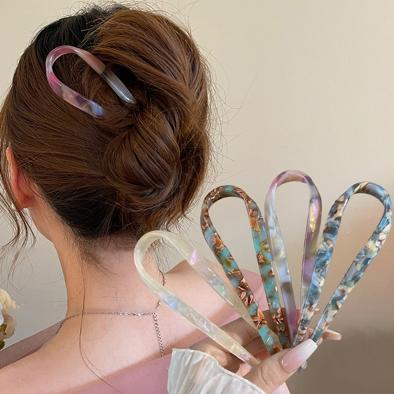 U-Shaped Hair Sticks Acetate A - Tech Accessories For Women incelemesi ve fiyatı