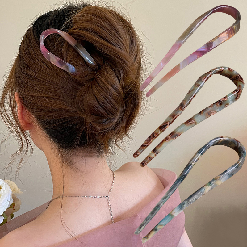 U-Shaped Hair Sticks Acetate A - Tech Accessories For Women incelemesi ve fiyatı