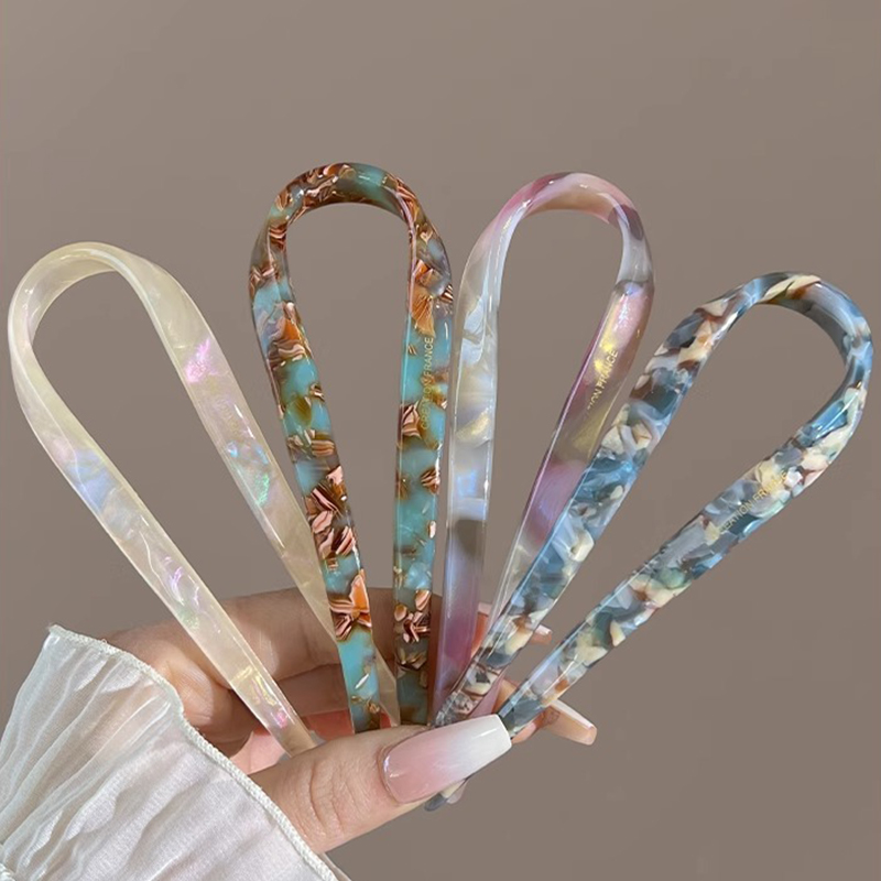 U-Shaped Hair Sticks Acetate A - Tech Accessories For Women incelemesi ve fiyatı