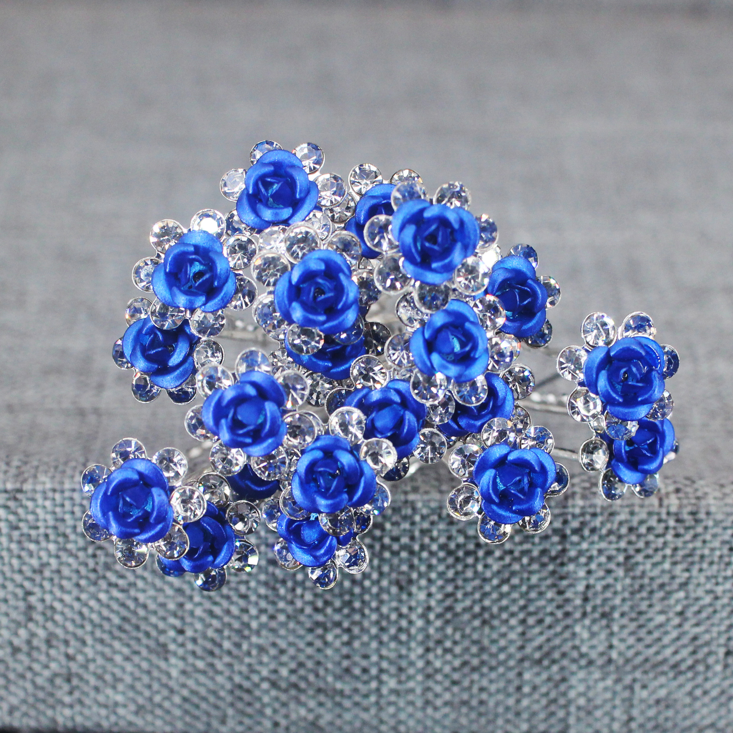 20PCS Rose Flower Rhinestone H - Tech Accessories For Women incelemesi ve fiyatı